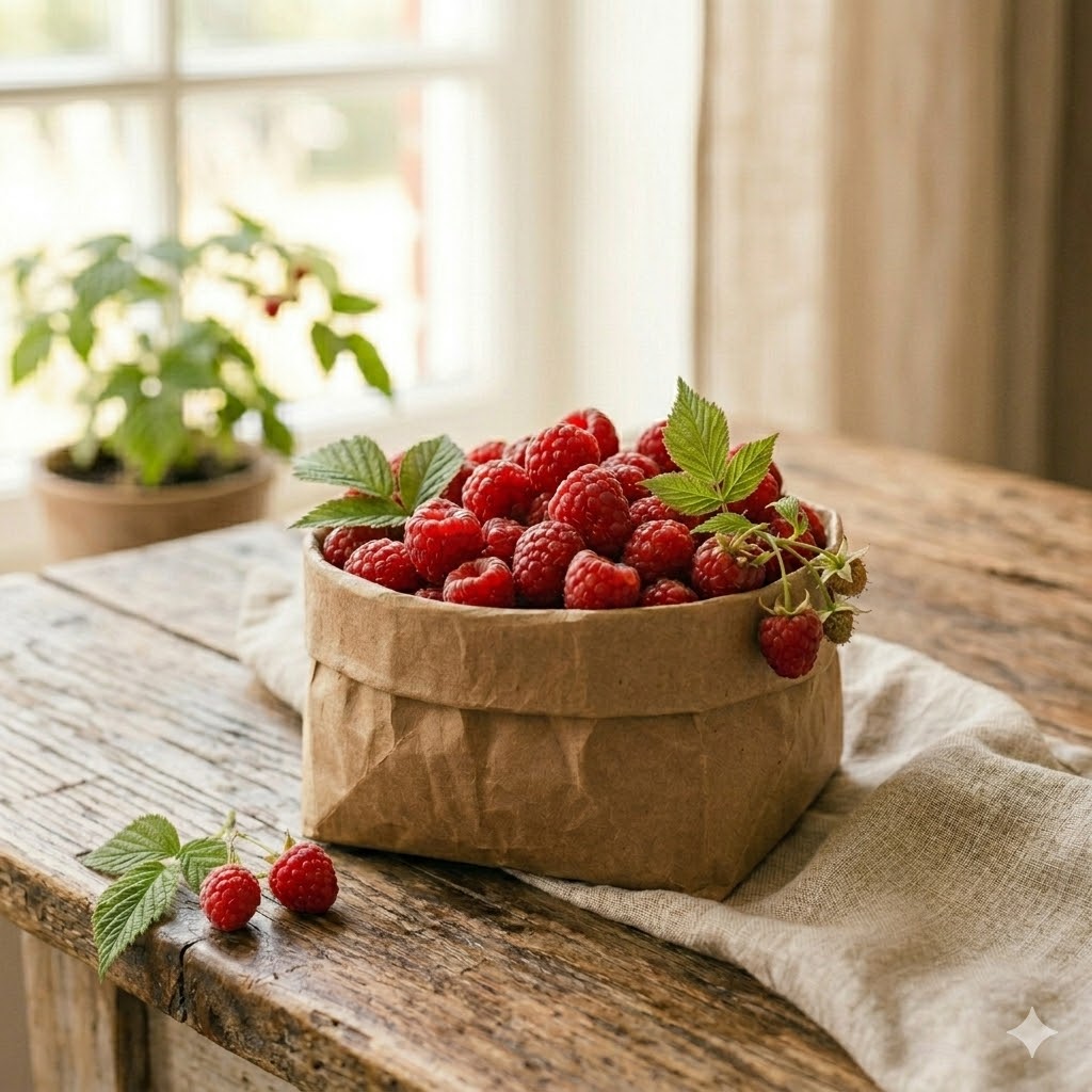 Framboises fraîches